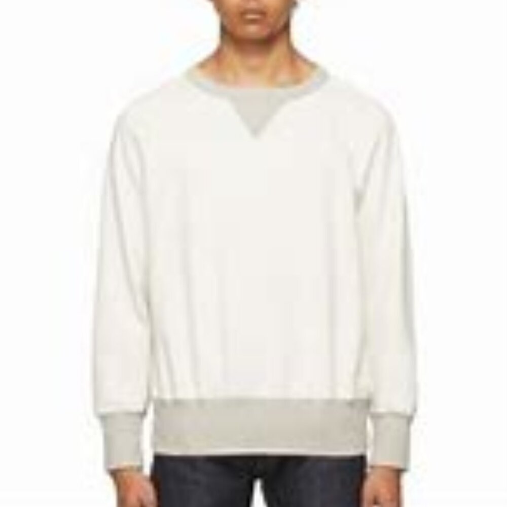 Levi's Vintage Clothing Bay Meadows 40's style contrasting crew sweatshirt - Picture 11 of 11